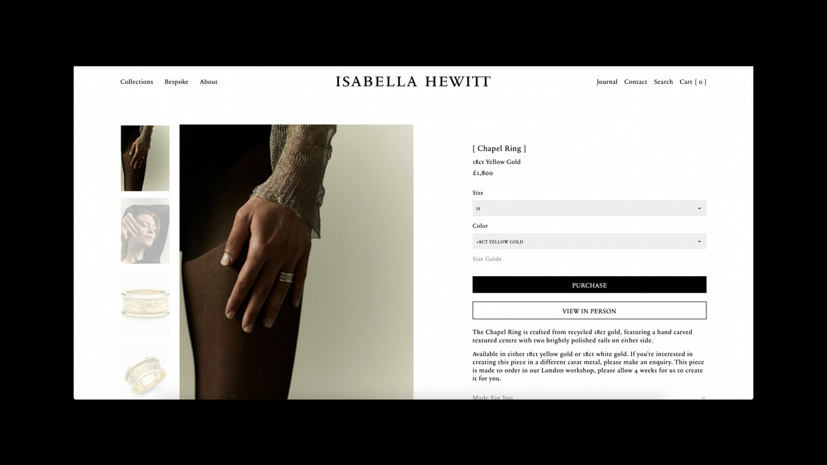 Luxury UX design for elevating ecommerce experiences